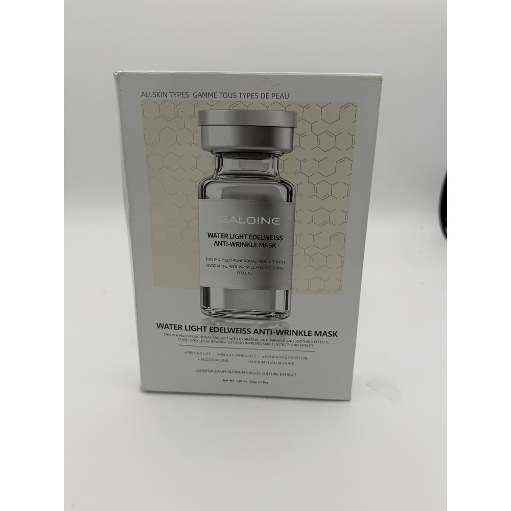 Healoine Water Light Edelweiss Anti-Wrinkle Mask‎ Skincare Set 30g x10